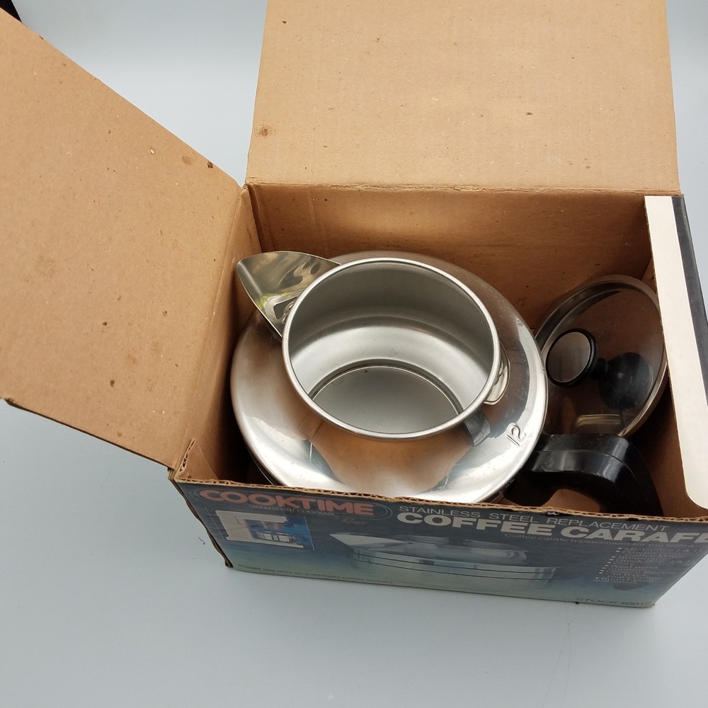 Cooktime Stainless Steel Replacement Coffee Carafe #6012 Mr. Coffee, Brewmatic.. - Picture 7 of 9